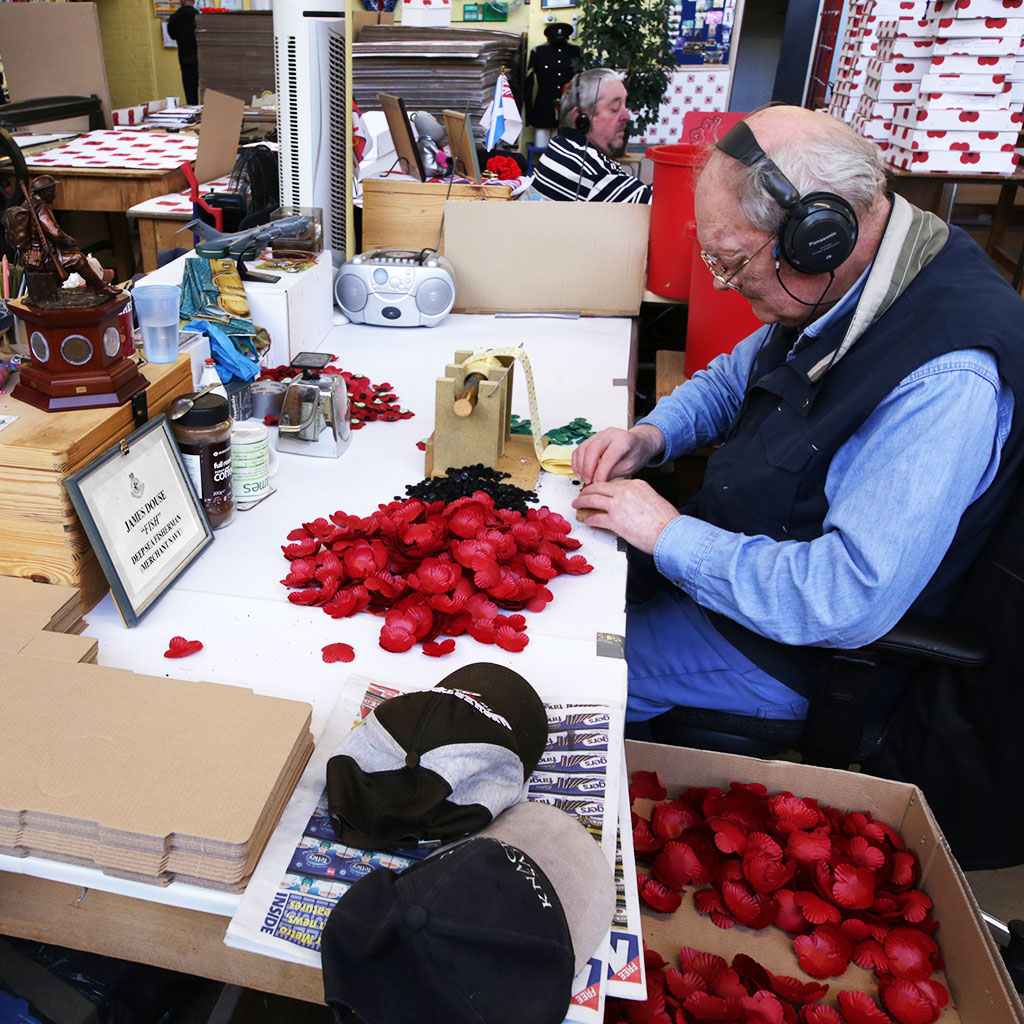 The Lady Haig Poppy Factory, Warriston, Edinburgh - Photo taken January 2015