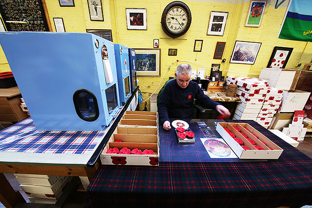 The Lady Haig Poppy Factory, Warriston, Edinburgh - Photo taken January 2015