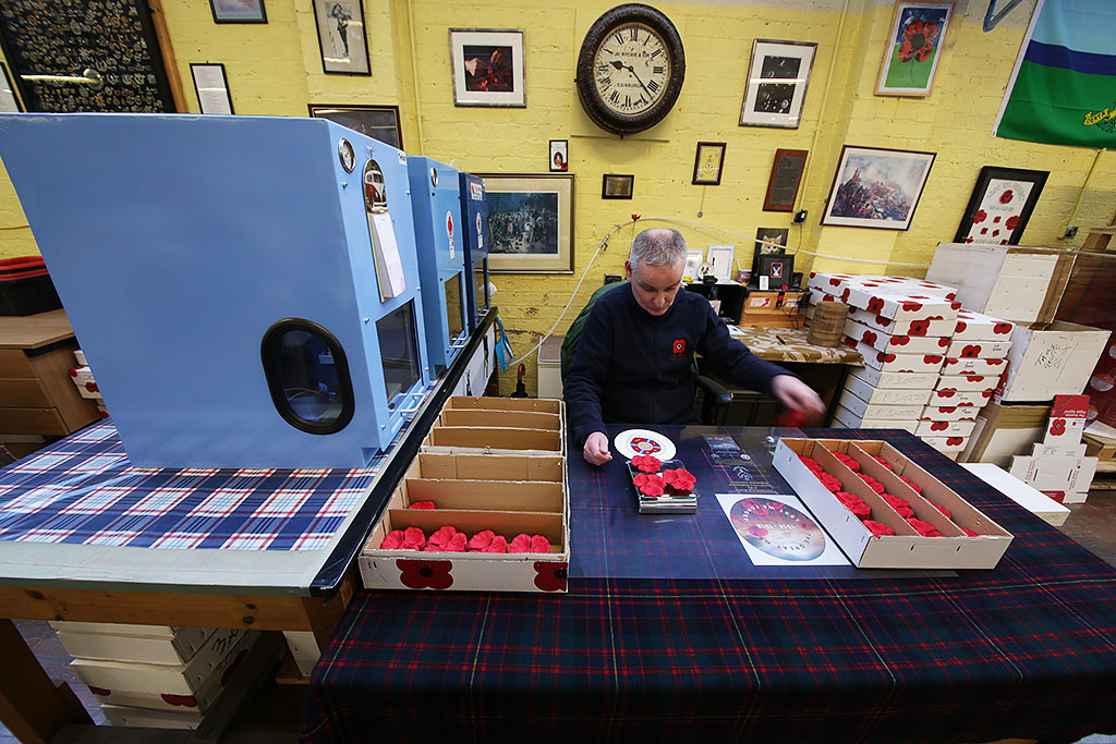 The Lady Haig Poppy Factory, Warriston, Edinburgh - Photo taken January 2015