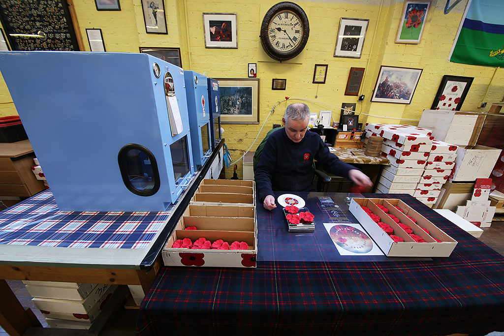 The Lady Haig Poppy Factory, Warriston, Edinburgh - Photo taken January 2015