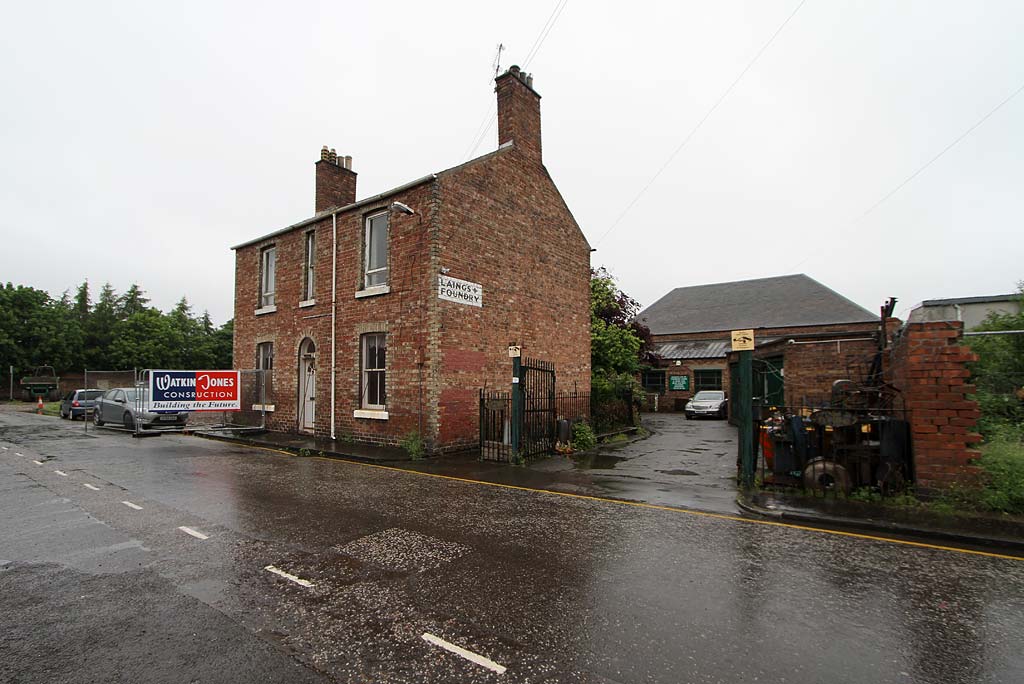 Laing's Foundry  -  Looking across Beaverbankl Place  -  June 2010