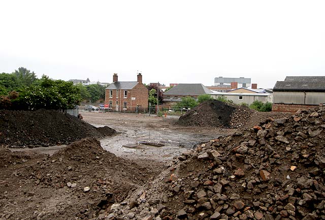Laing's Foundry - View from Logie Green Road - June 2010