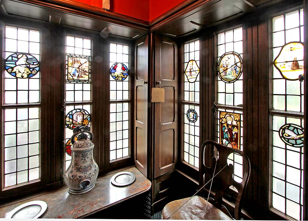 Lauriston Castle - Library Corridor Window - October 2011