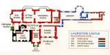 Lauriston Castle - Plan of the Principal Rooms