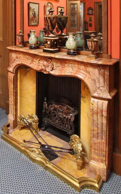 Lauriston Castle - Reception Hall Fireplace - October 2011