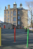 View of Leith Primary School from Duncan Place, Leith Links  -  October 2007