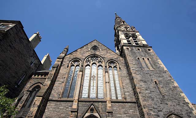 London Road Parish Church, on the corner of London Road and Easter Road