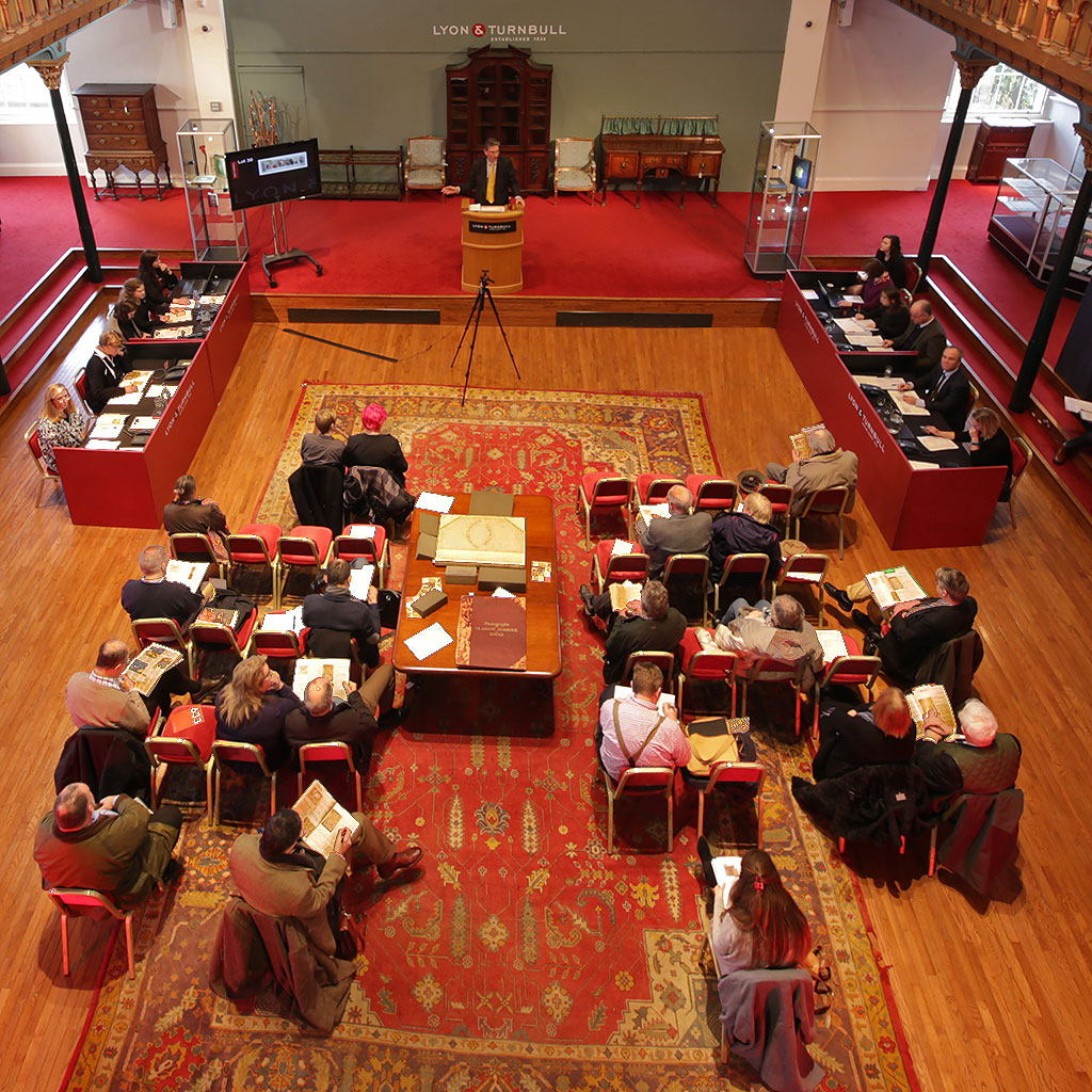 Lyon & Turnbull Auction Rooms, Broughton Place Church  -  Auction Day