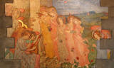 Mansfield Traquair Centre, Broughton Street, Edinburgh  -  Mural in South Chapel