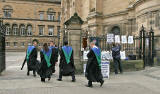 Outside the McEwan Hall before the Edinburgh University Graduation Ceremony  -  June 30, 2008