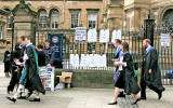 Outside the McEwan Hall before the Edinburgh University Graduation Ceremony  -  June 30, 2008