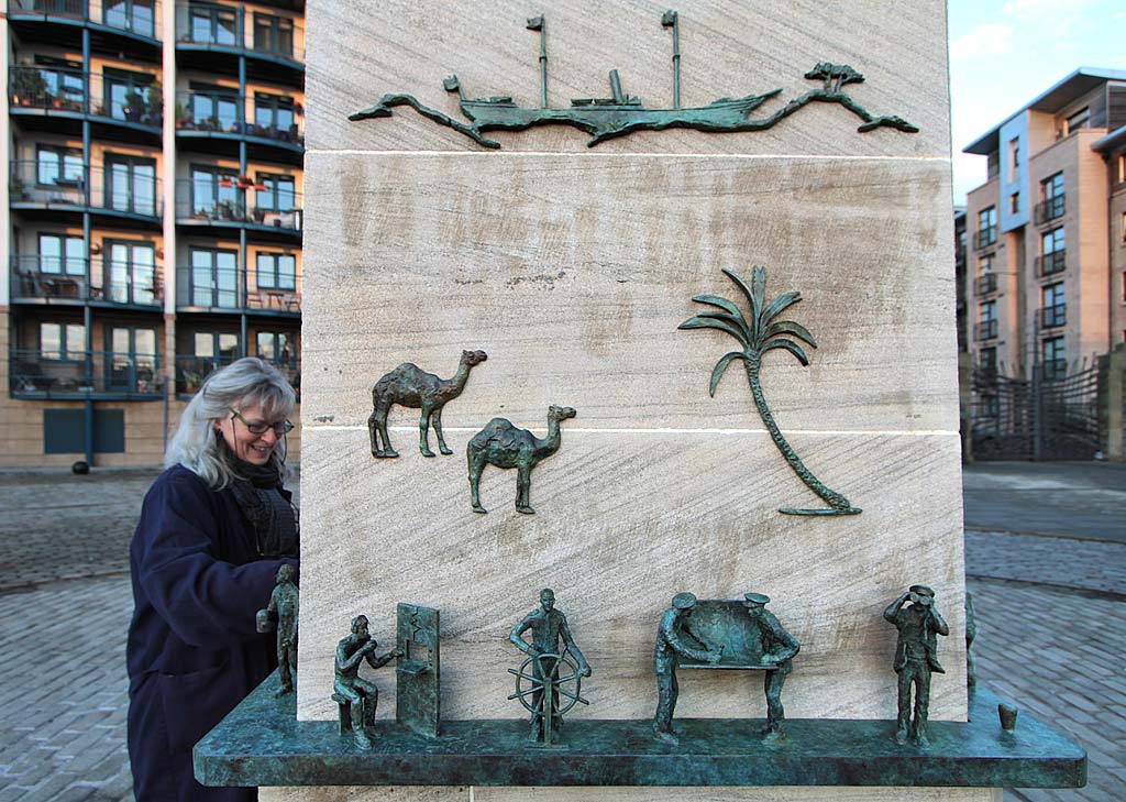 Merchant Navy Memorial, The Shore, Tower Place -  November 2010