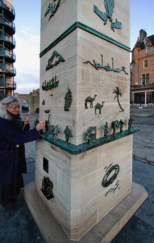 Merchant Navy Memorial, The Shore, Tower Place -  November 2010