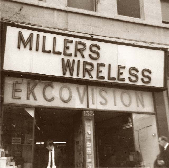 Millers Wireless shop at 132 Leith Street