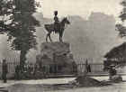 Royal Scots Greys Statue  -  Princes Street Gardens