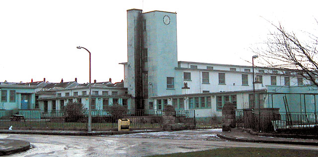 Moredun School  -  shortly before its demolition