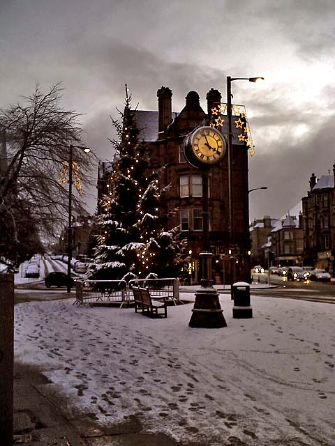 Morningside Road  -  Clock 1995