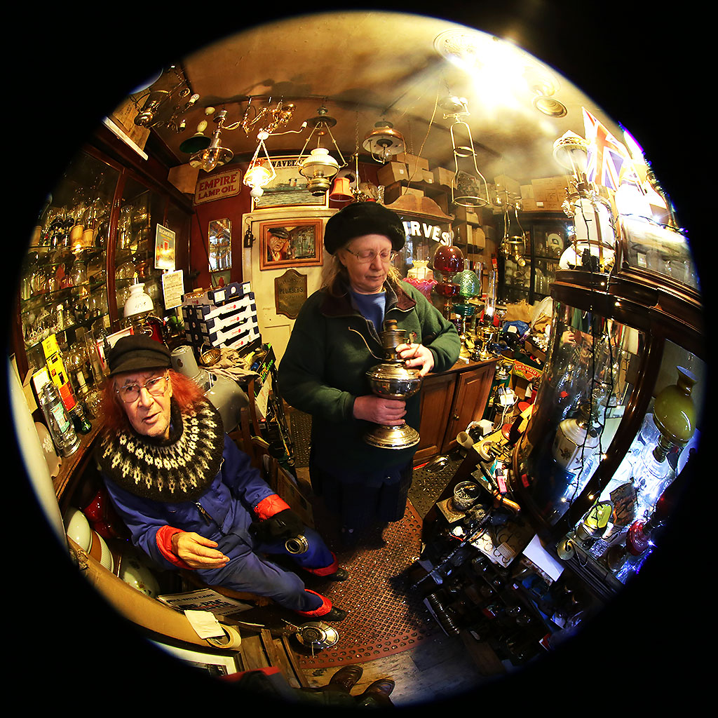 Mr Purves' Lamp Emporium at 59 St Stephen Street, Stockbridge