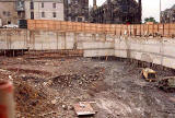 Excavations for Museum of Scotland  -  Photograph taken 1990s
