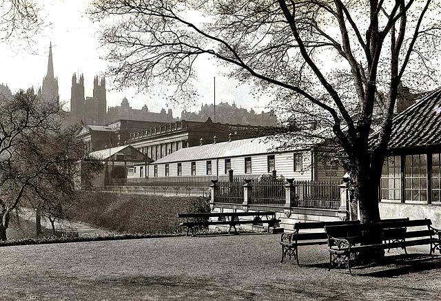 Boys' Brigade Rest Huts at the Foot of the Mound during World War 1