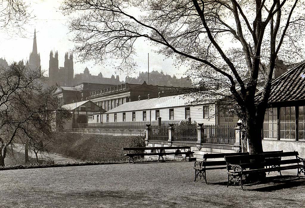 Boys' Brigade Rest Huts at the Foot of the Mound during World War 1