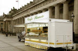 A snack van outside the National Galleries at the foot of the Mound  -  10 November 2005