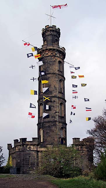 The time ball arrives back at the Nelson Monument on Calton Hill folowing its restoration