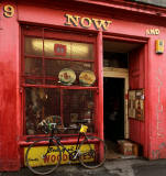 The Forth Bridge  -  Souvenirs  -  Bossons Plaques on the window of 'Now & Then, West Crosscauseway