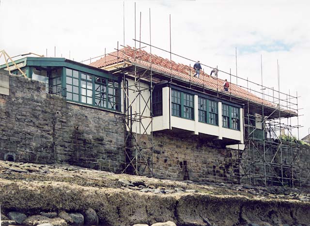 The Old Chain Pier with new roof following a fire  - view from the north-east, July 2004