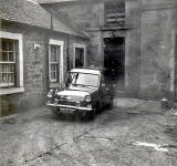 Coach House Square at Comiston Castle and Ford Van