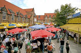 Pleasance Courtyard  -  one of the venues for Edinburgh Festival Fringe performances - August 2008