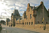 Looking to the west along Broughton Road  -  Powderhall Incinerator, built 1893