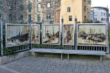 Old Views of the Water of Leith, on the Water of Leith Walkway, beside Quayside Mills  -  November 2005