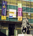 The statue of the Duke of Wellington in front of Register House  -  Photographed September 2002