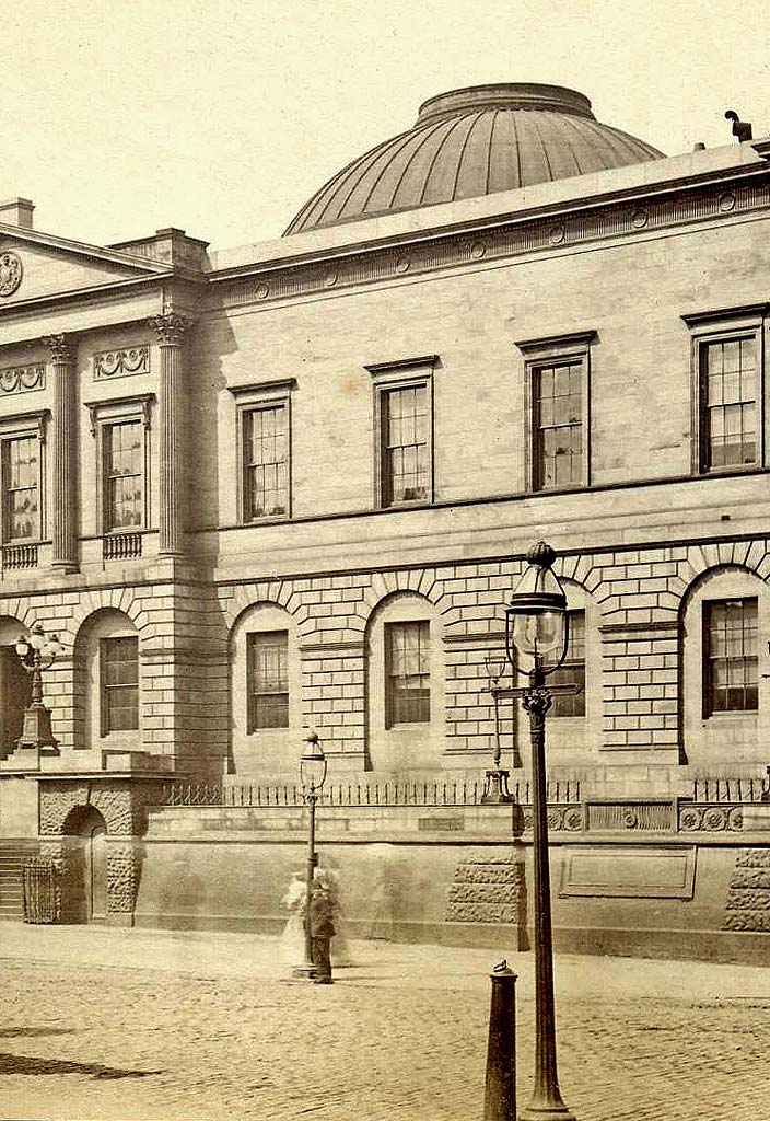 Register House at the East End of Princes Street  -  Photograph probably by James Valentine or George Washington Wilson