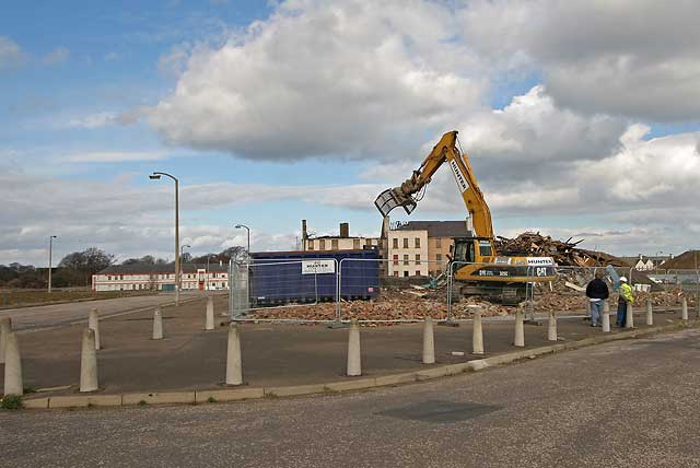 The site of Rex Launderette at the corner of Wauchope Avenue and Wauchope Crescent  -  Following demolition, March 2008