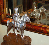 Model of the Royal Scots Greys statue in Princes Street Gardens, Edinburgh