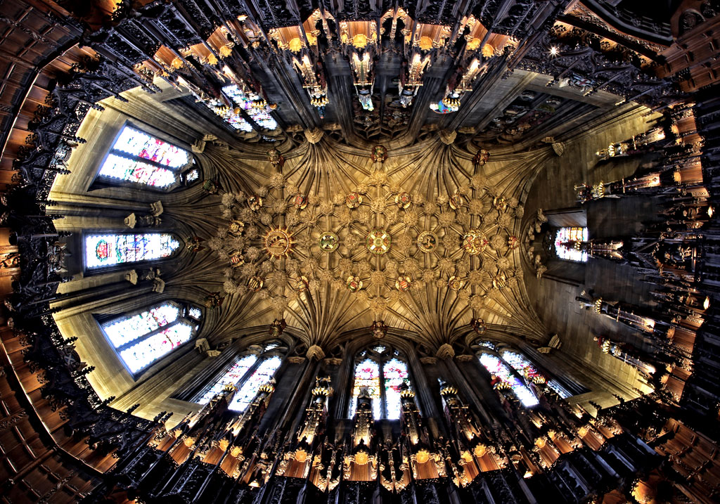 St Giles Caathedral, Edinburgh  -  Ceiliing of theThistle Chapel