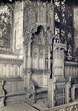 Photograph by Norward Inglis in 1950s  -  St Giles Church, High Street, Edinburgh - The Royal Pew