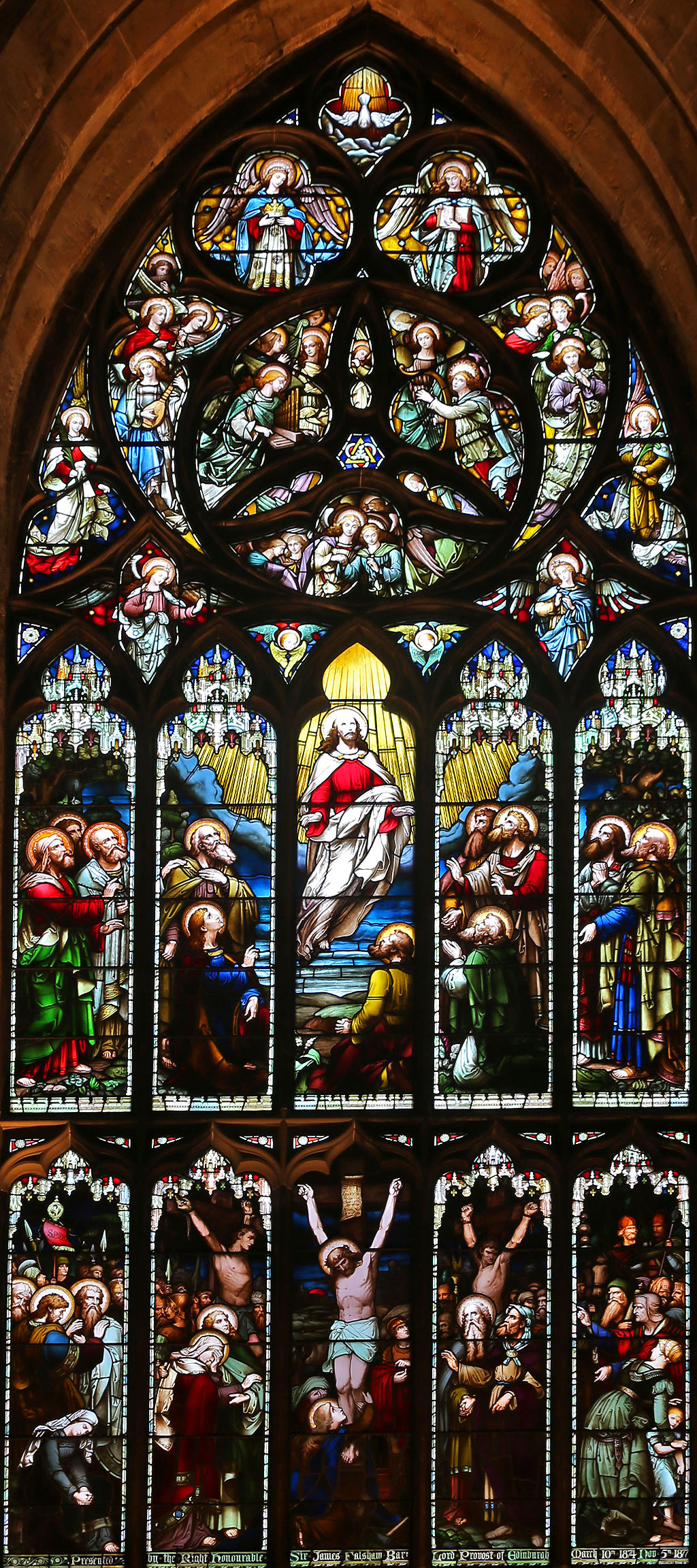 St Giles Caathedral  -  Stained Glass Window - 1