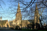 Saint Mary's Cathedral, Palmerston Place, photographed in the late afternoon sunshine, April 2007