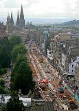 View from the Scott Monument  -  August 2009