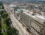 View from the Scott Monument, looking west -  August 2009