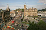 View from the Scott Monument, looking east  -  August 2009