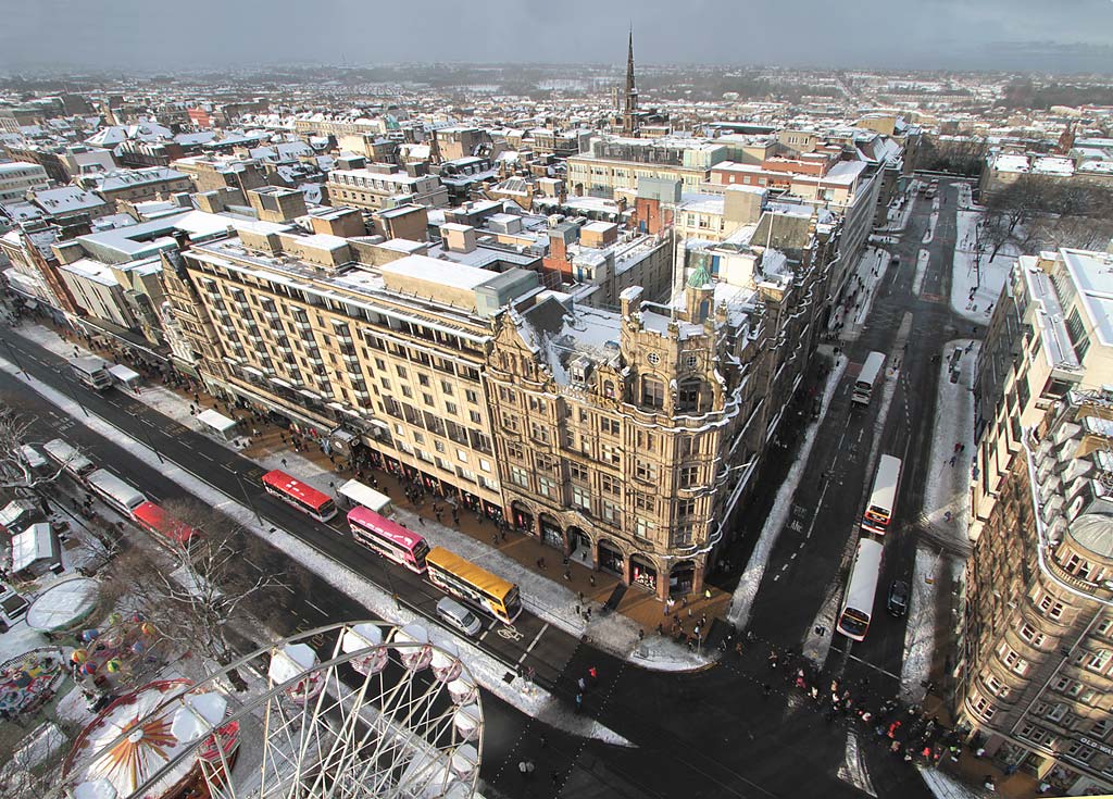 View from the Scott Monument  -  November 2010