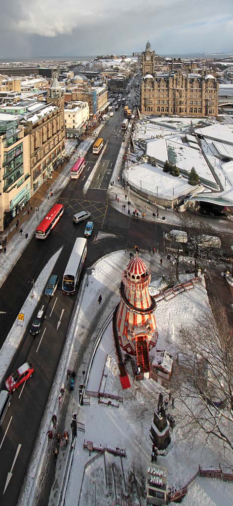 View from the Scott Monument  -  November 2010