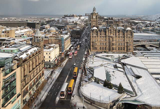 View from the Scott Monument  -  November 2010