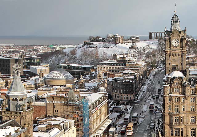 View from the Scott Monument  -  November 2010