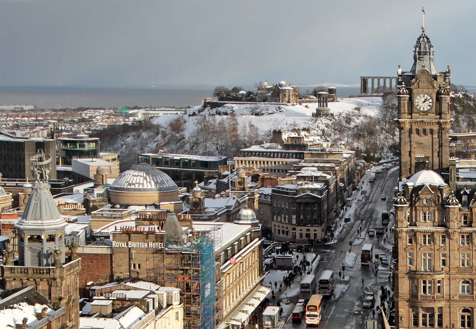 View from the Scott Monument  -  November 2010