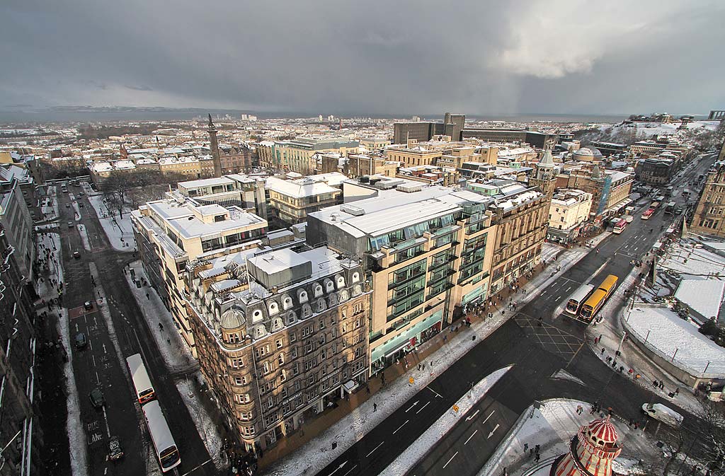 View from the Scott Monument  -  November 2010